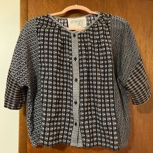 Ace & Jig Claude Top, M, Black multi, EUC